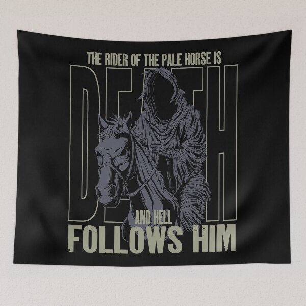 Item preview, Rider on a pale horse designed and sold by Crossroads-Art.