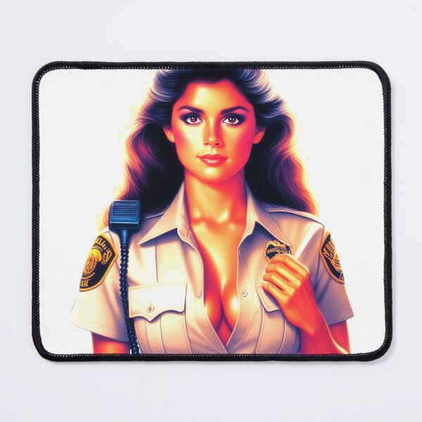 Item preview, Hot Policewoman designed and sold by PulpVintage.