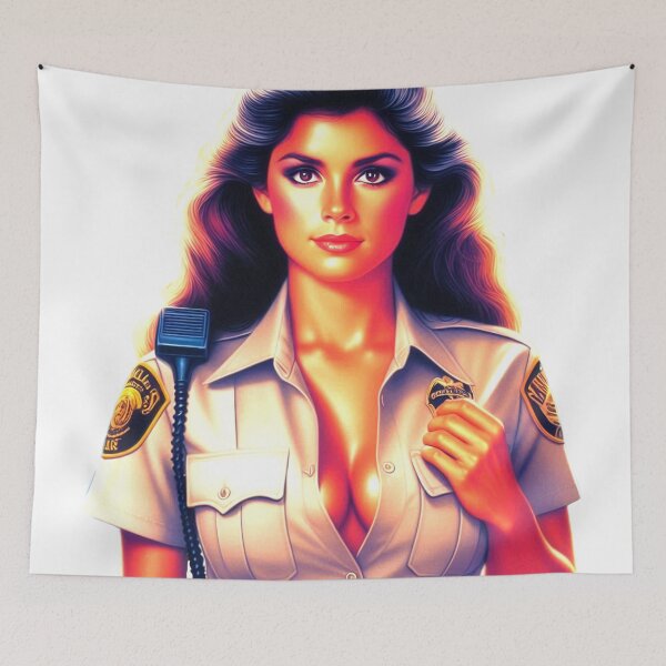 Item preview, Hot Policewoman designed and sold by PulpVintage.