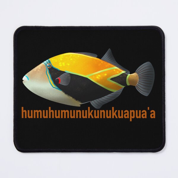 Item preview, Hawaiian trigger fish designed and sold by Spittyfishy.