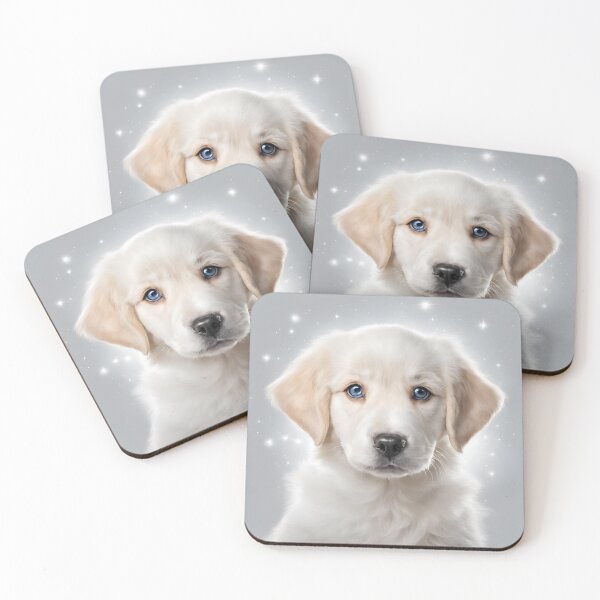 Item preview,  Adorable white puppy illustration designed and sold by Tomster104.