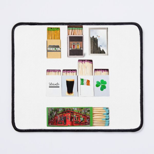 Item preview, Irish Matchbook Art: Irish Wall Art, Bar Cart Art, Ireland, Trendy Matchbox Print, Love Ireland, Good Vibes designed and sold by DazzledPenguin.