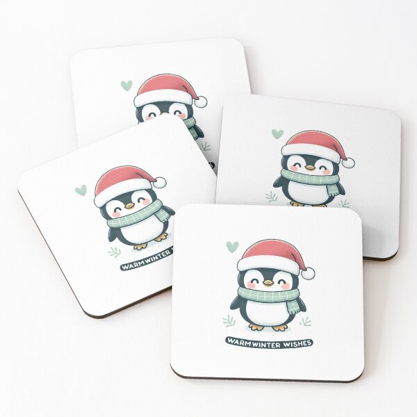 Item preview, Warm Winter Wishes - Penguin Christmas designed and sold by ArtRealms.