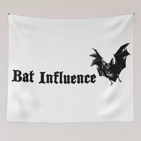 Item preview, Bat Influece t-shirt (black) designed and sold by Goth-It-Covered.