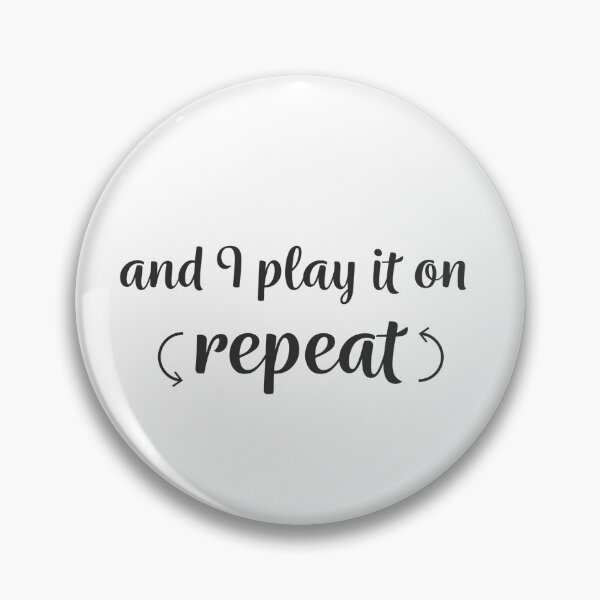 Item preview, And I Play it on repeat AM PM designed and sold by salty ana.