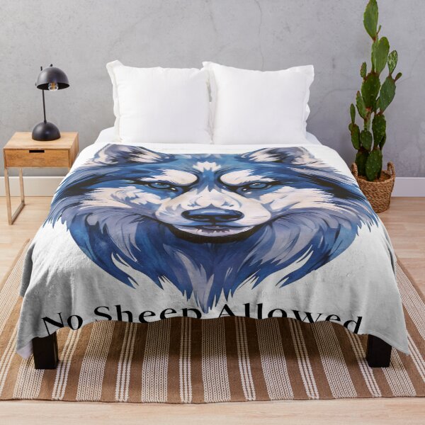 Item preview, Blue Wolf: Strength and Spirit designed and sold by gleefulme.