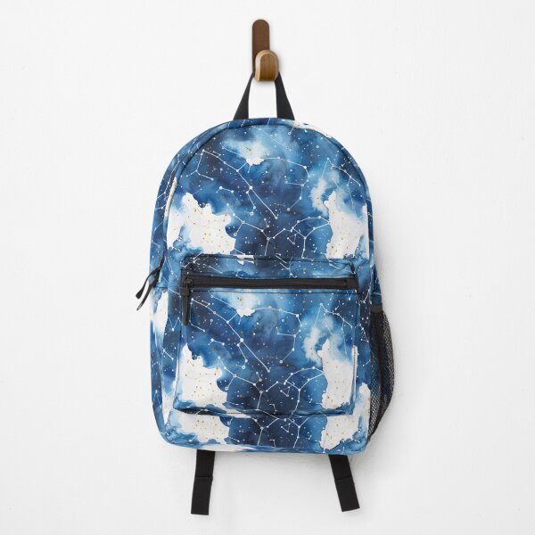 Item preview, Constellation Print, Star Map, Celestial Galaxy, Watercolour Starry Night designed and sold by naturalplanners.