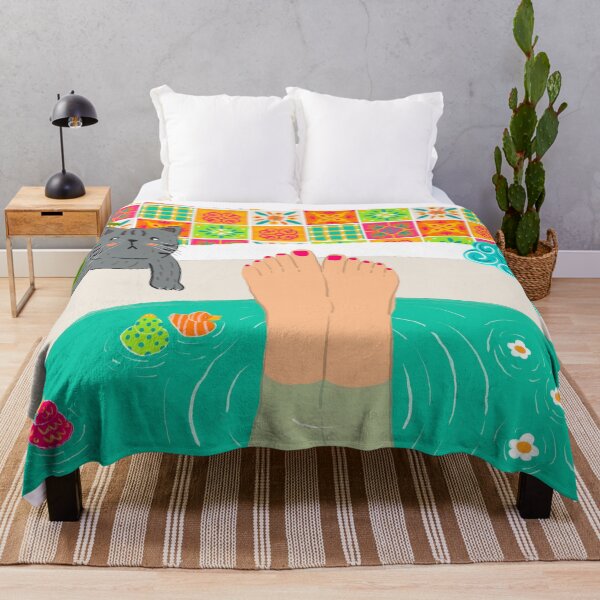 Item preview, Bathtub Legs POV At Home Spa Bathroom Print (Fair Skin Tone) designed and sold by lingartdesign.