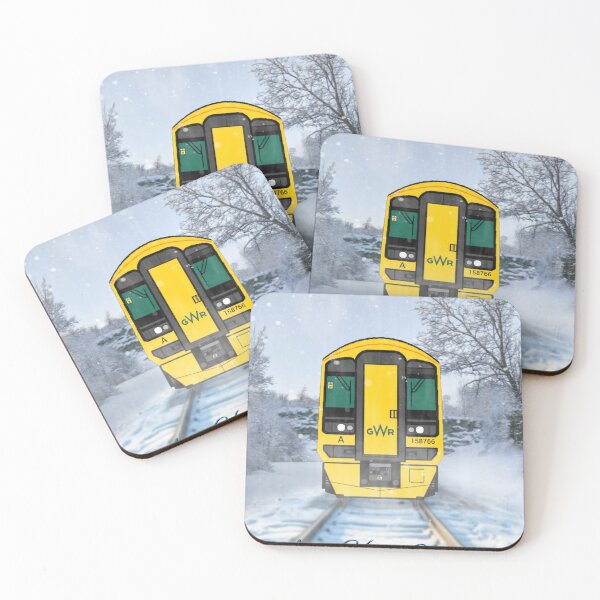 Item preview, Class 158 dmu train christmas card designed and sold by TrainFanatic.