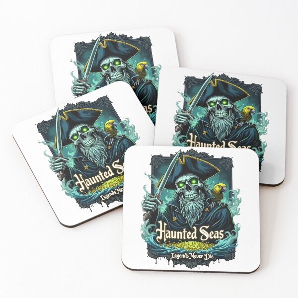 Item preview, Haunted Seas Horror Ghost Pirate Design designed and sold by GesparHouse.