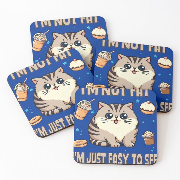 Item preview, I'm Not Fat I'm Just Easy To See humorous funny saying designed and sold by AlchemyColor.