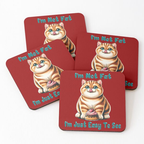 Item preview, I'm Not Fat I'm Just Easy To See humorous funny saying designed and sold by AlchemyColor.