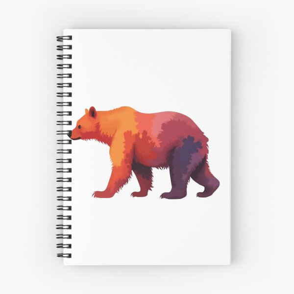 Item preview, Fiery Bear sunset color designed and sold by Endless-mind.