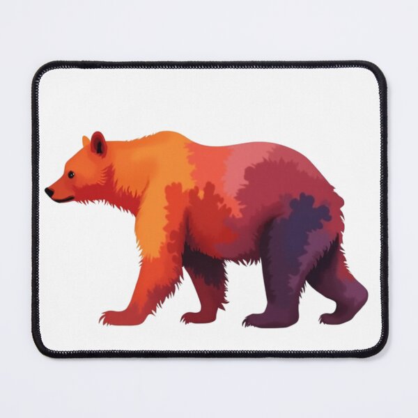 Item preview, Fiery Bear sunset color designed and sold by Endless-mind.
