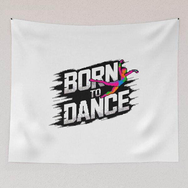 Item preview, Born to Dance - Retro Gaming Pixel Art Dancer T-shirt designed and sold by ObjCrea123.