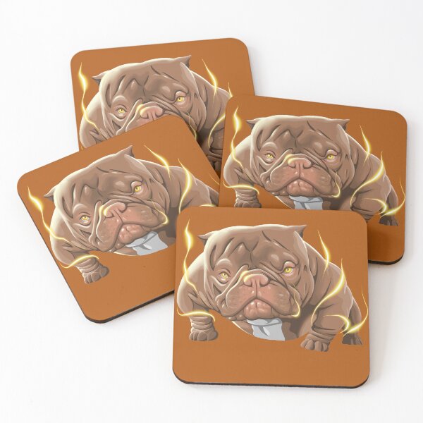Item preview, American Bully exotic chocolate drawing designed and sold by MBA.