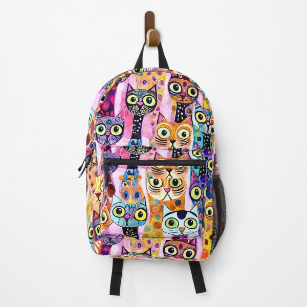 Item preview, Colorful Watercolor Cat Crowd 1 designed and sold by Magnuna.