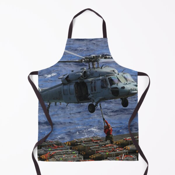 Item preview, U.S. Sailors aboard the aircraft carrier USS Enterprise (CVN 65) MH-60S Knighthawk designed and sold by Mauswohn.