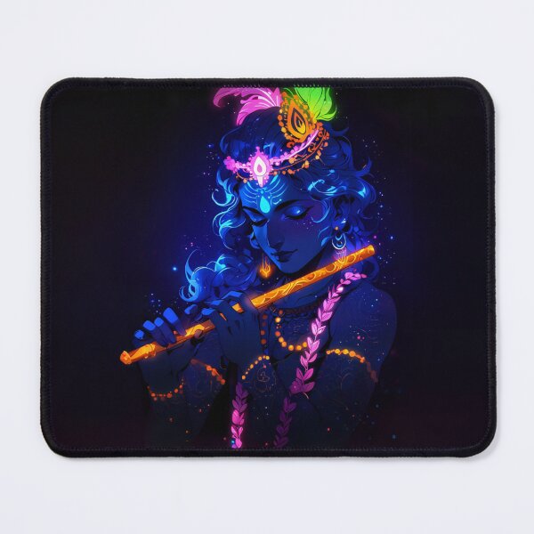 Item preview, Lord Krishna - Neon - Spirituality designed and sold by TishCO.