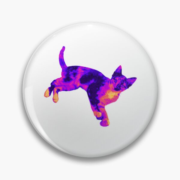 Item preview, Psychedelic Calico Cat designed and sold by CreepingWillow.