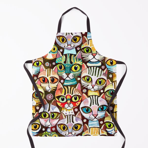 Item preview, Colorful Watercolor Cat Crowd 4 designed and sold by Magnuna.