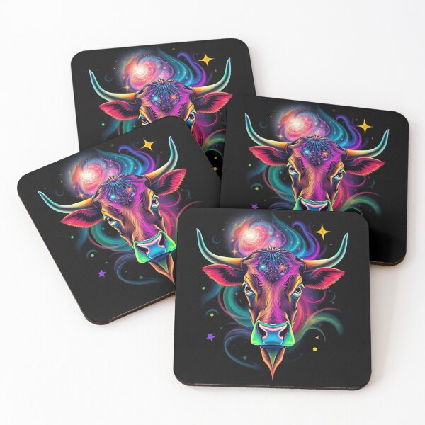 Item preview, Cow Head in Colors designed and sold by Azrabi.
