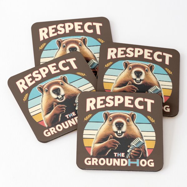 Item preview, Respect the groundhog designed and sold by AlchemyColor.