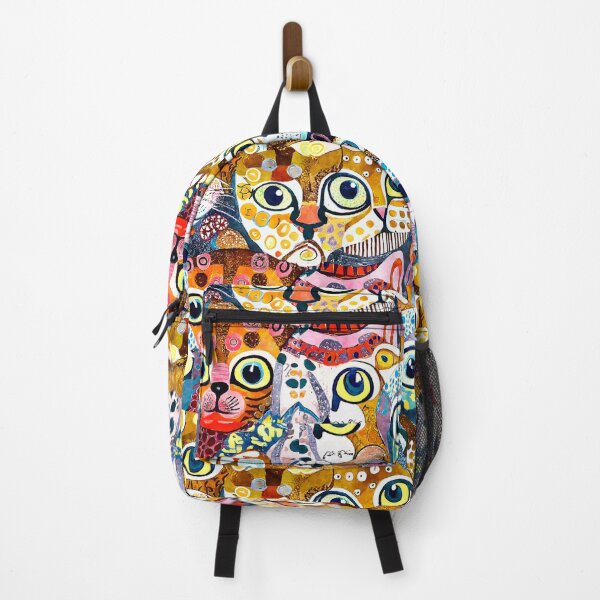 Item preview, Colorful Watercolor Cat Crowd 7 designed and sold by Magnuna.