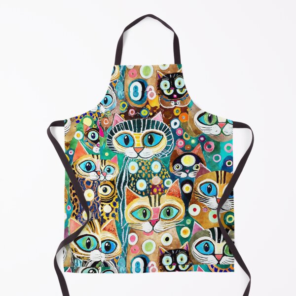 Item preview, Colorful Watercolor Cat Crowd 9 designed and sold by Magnuna.
