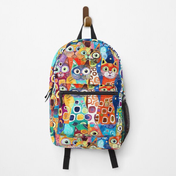 Item preview, Colorful Watercolor Cat Crowd 10 designed and sold by Magnuna.