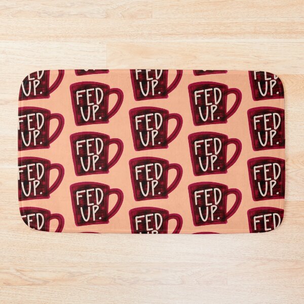 Item preview, Fed up mug in red designed and sold by AdventuresOy.