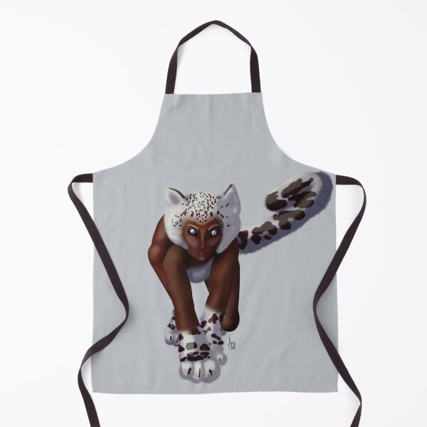 Item preview, Shape-Shifter Mid-Transformation - Human Woman to Snow Leopard Prowling designed and sold by AnneOther.