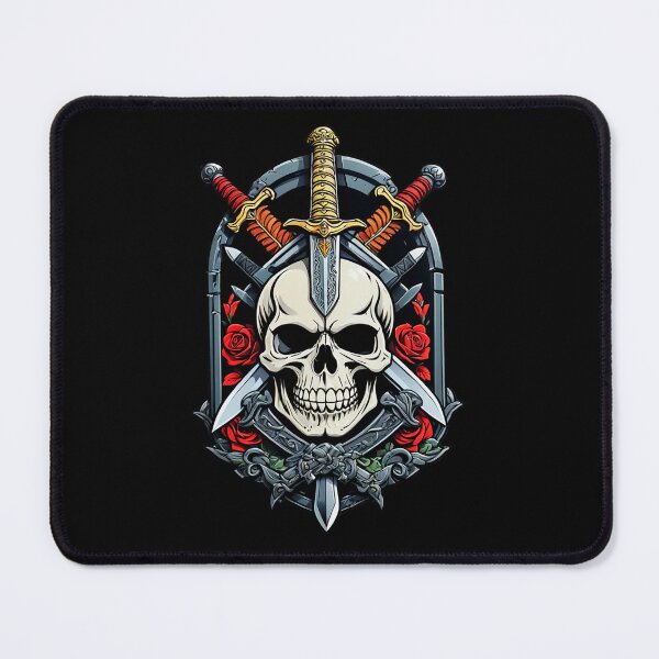 Item preview, Sword Skull and Flowers Emblem designed and sold by Bunmigraphics .