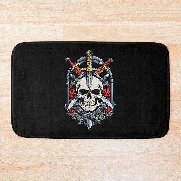 Item preview, Sword Skull and Flowers Emblem designed and sold by Bunmigraphics .
