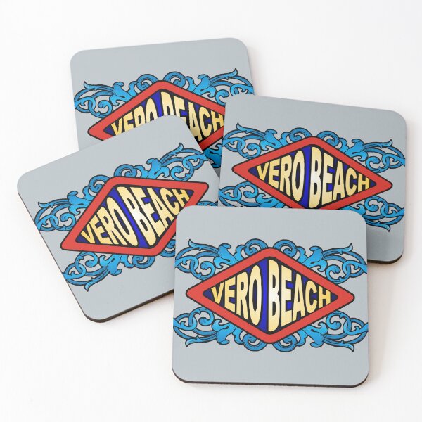 Item preview, Vero Beach FL Florida emblem retro sign designed and sold by studioss76.