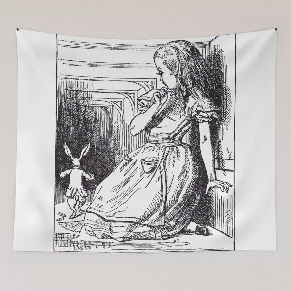 Item preview, White Rabbit Running designed and sold by Grandma's Graphics.