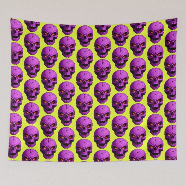 Item preview, Screaming Purple Skull Knight Grim Reaper designed and sold by hauntedtees.
