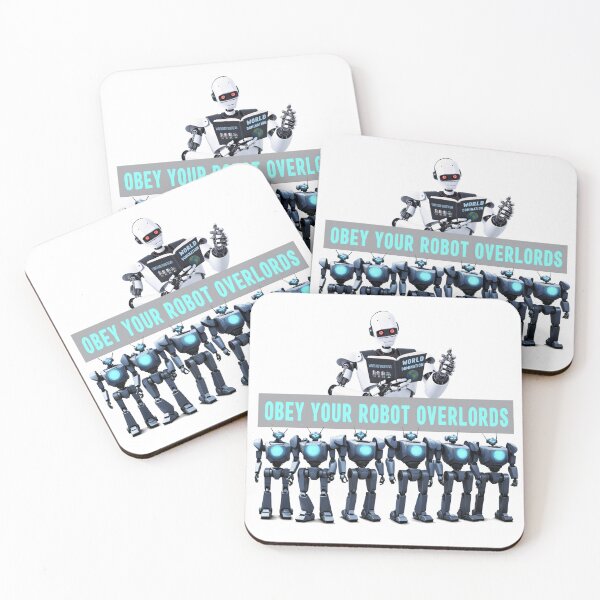 Item preview, Obey Your Robot Overlords designed and sold by 3Brew-Designs.