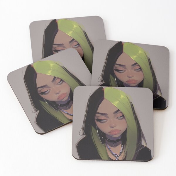 Item preview, Billie's hair inspired avatar designed and sold by Nowshin Tasnim.