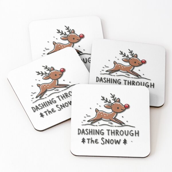 Item preview, Dashing Through the Snow - Cute Reindeer Christmas Design designed and sold by HopeLoom.