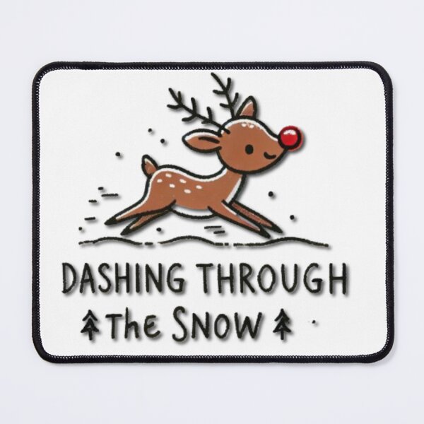 Item preview, Dashing Through the Snow - Cute Reindeer Christmas Design designed and sold by HopeLoom.
