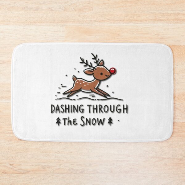 Item preview, Dashing Through the Snow - Cute Reindeer Christmas Design designed and sold by HopeLoom.