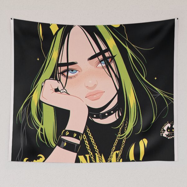 Item preview, Billie's hair inspired avatar designed and sold by Nowshin Tasnim.