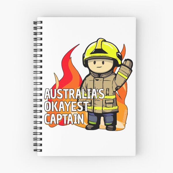 Item preview, Custom Request: Australia's Okayest Captain - Yellow Helmet designed and sold by Flashover.