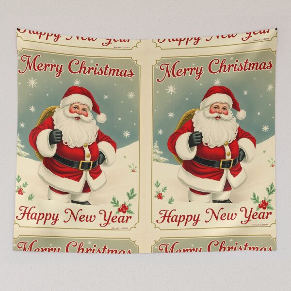 Item preview, Santa’s Greetings: Merry Christmas & Happy New Year 02 designed and sold by REALDesign-Shop.