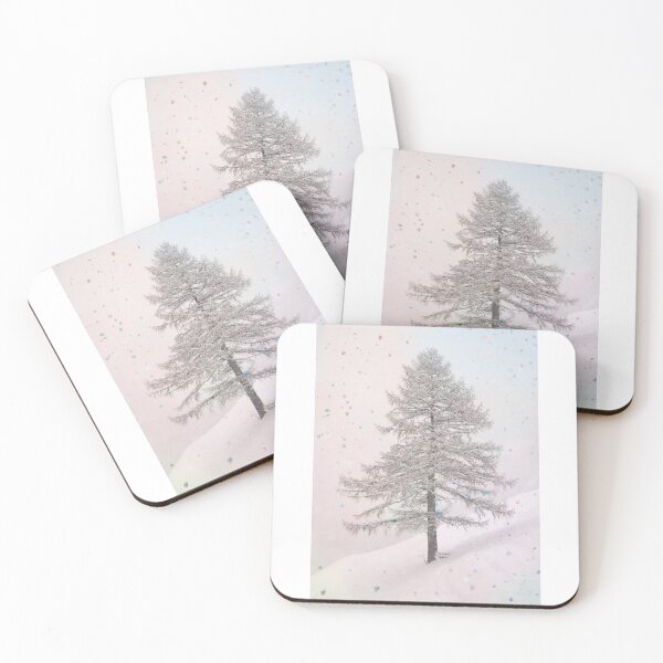 Item preview, Single Snowy Pine Tree Design, Winter Wonderland, Nature Lover Print, Forest Art, Evergreen Wall Art, Cottage Core Vibes designed and sold by DazzledPenguin.