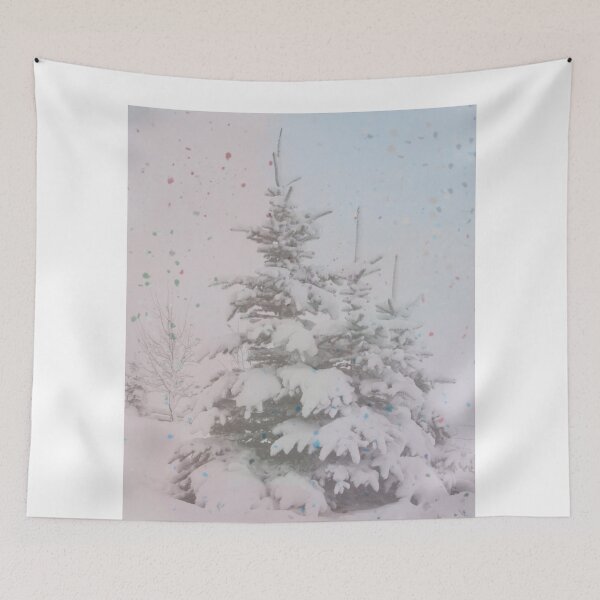 Item preview, Snowy Pine Tree Design, Winter Wonderland, Nature Lover Print, Forest Art, Evergreen Wall Art, Cottage Core Vibes designed and sold by DazzledPenguin.