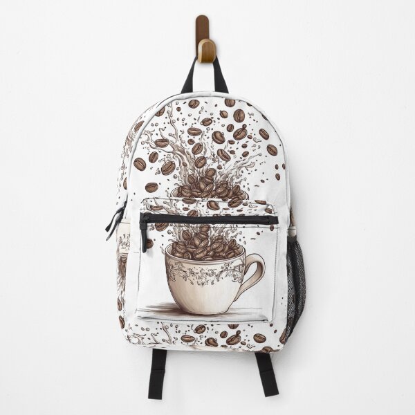 Item preview, Cascade of Coffee Beans: Energetic Brew Illustration designed and sold by Desireehaz.