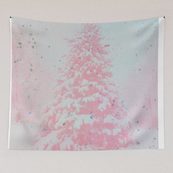 Item preview, Snowy Pine Tree Painted Design, Winter Wonderland, Nature Lover Print, Forest Art, Evergreen Wall Art, Cottage Core Vibes designed and sold by DazzledPenguin.