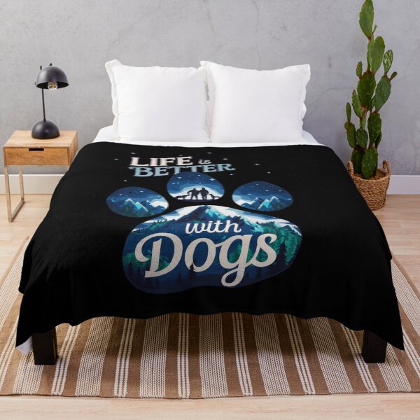Item preview, Life is better with dogs  designed and sold by Coollzone.
